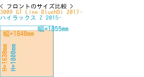 #3008 GT Line BlueHDi 2017- + ハイラックス Z 2015-